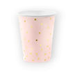 Picture of PAPER CUPS POLKA DOTS LIGHT PINK 260ML - 6 PACK